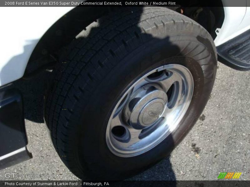 Oxford White / Medium Flint 2008 Ford E Series Van E350 Super Duty Commericial Extended