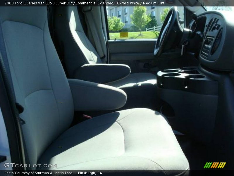 Oxford White / Medium Flint 2008 Ford E Series Van E350 Super Duty Commericial Extended