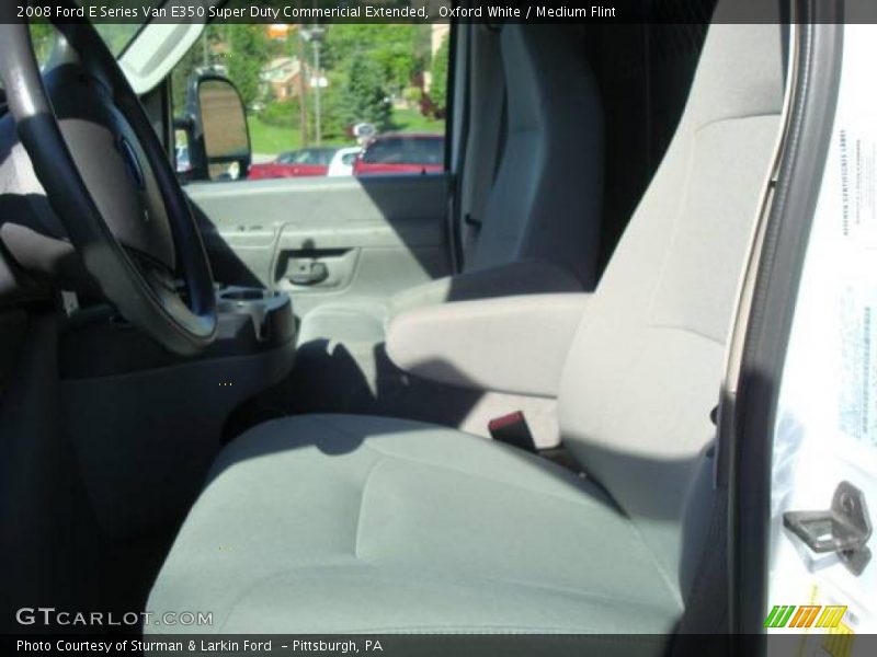 Oxford White / Medium Flint 2008 Ford E Series Van E350 Super Duty Commericial Extended