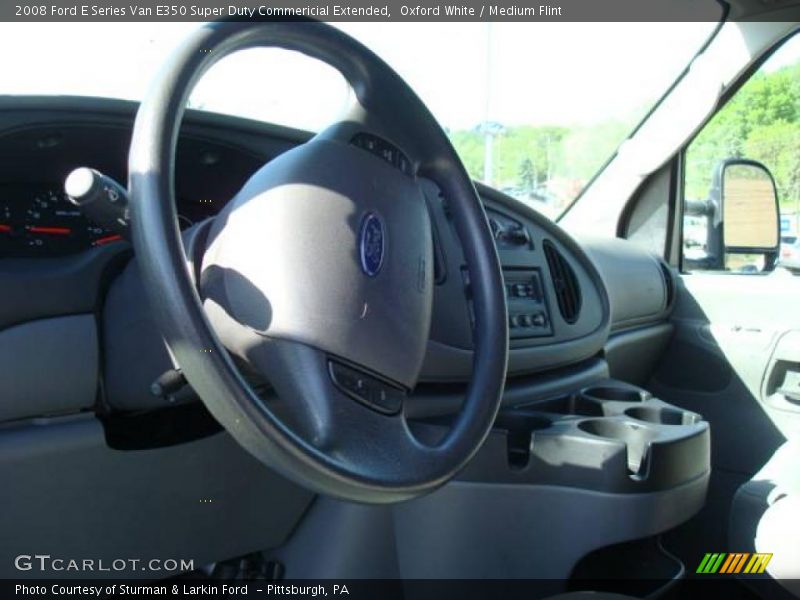 Oxford White / Medium Flint 2008 Ford E Series Van E350 Super Duty Commericial Extended