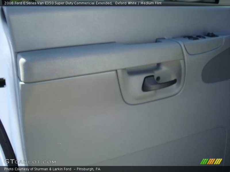 Oxford White / Medium Flint 2008 Ford E Series Van E350 Super Duty Commericial Extended