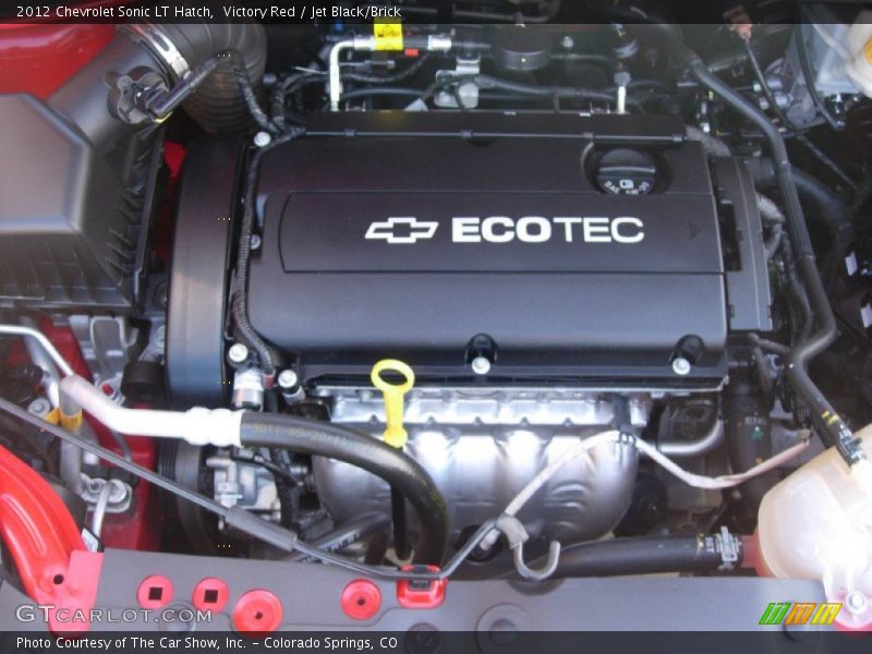 Victory Red / Jet Black/Brick 2012 Chevrolet Sonic LT Hatch