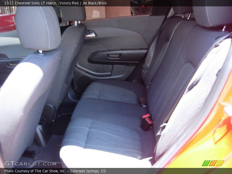 Victory Red / Jet Black/Brick 2012 Chevrolet Sonic LT Hatch