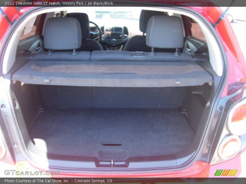 Victory Red / Jet Black/Brick 2012 Chevrolet Sonic LT Hatch