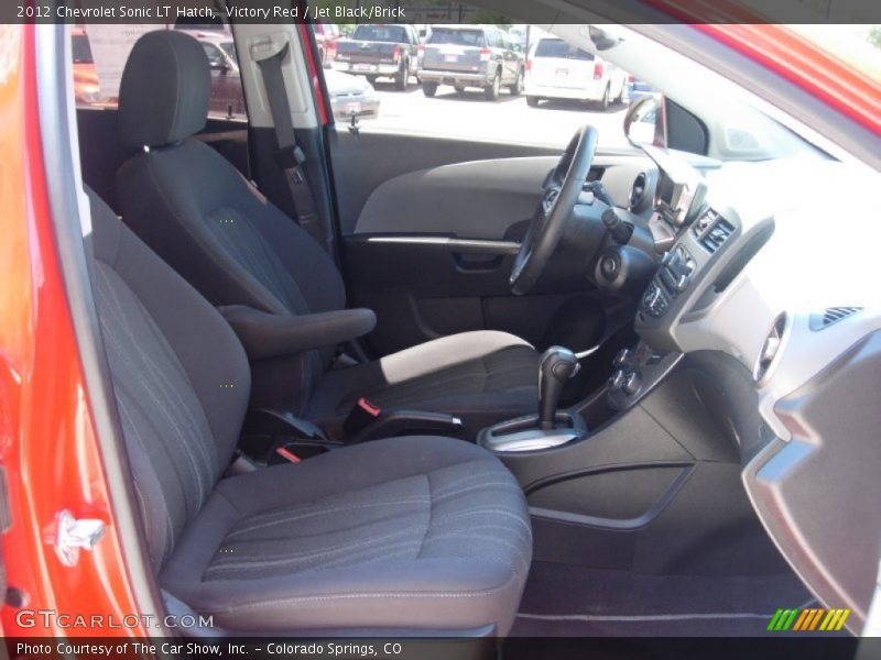 Victory Red / Jet Black/Brick 2012 Chevrolet Sonic LT Hatch