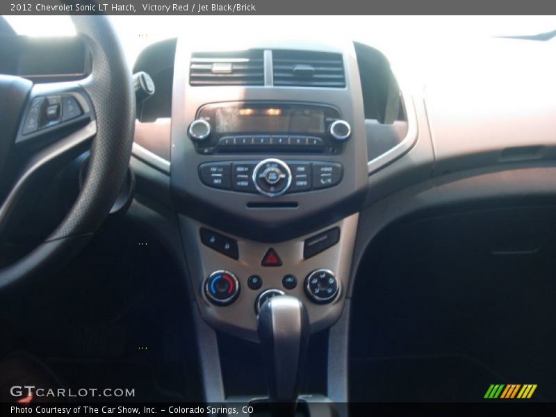 Victory Red / Jet Black/Brick 2012 Chevrolet Sonic LT Hatch