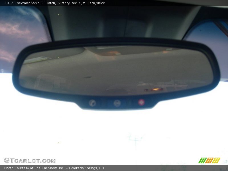 Victory Red / Jet Black/Brick 2012 Chevrolet Sonic LT Hatch