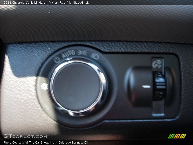 Victory Red / Jet Black/Brick 2012 Chevrolet Sonic LT Hatch