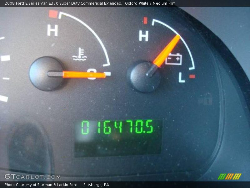 Oxford White / Medium Flint 2008 Ford E Series Van E350 Super Duty Commericial Extended