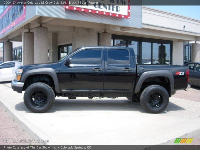 Black / Sport Pewter 2004 Chevrolet Colorado LS Crew Cab 4x4