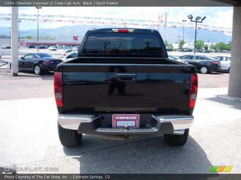 Black / Sport Pewter 2004 Chevrolet Colorado LS Crew Cab 4x4