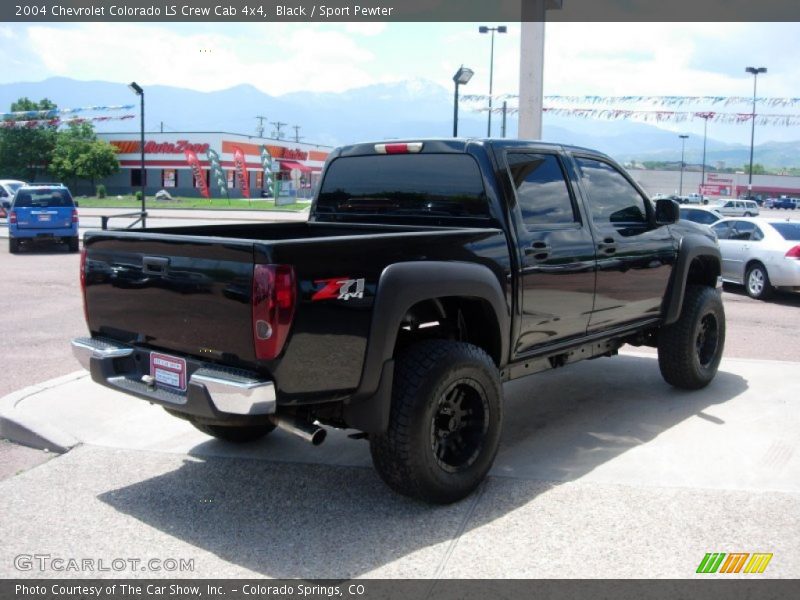 Black / Sport Pewter 2004 Chevrolet Colorado LS Crew Cab 4x4