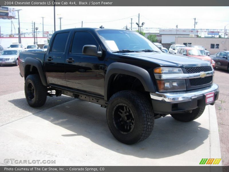 Black / Sport Pewter 2004 Chevrolet Colorado LS Crew Cab 4x4