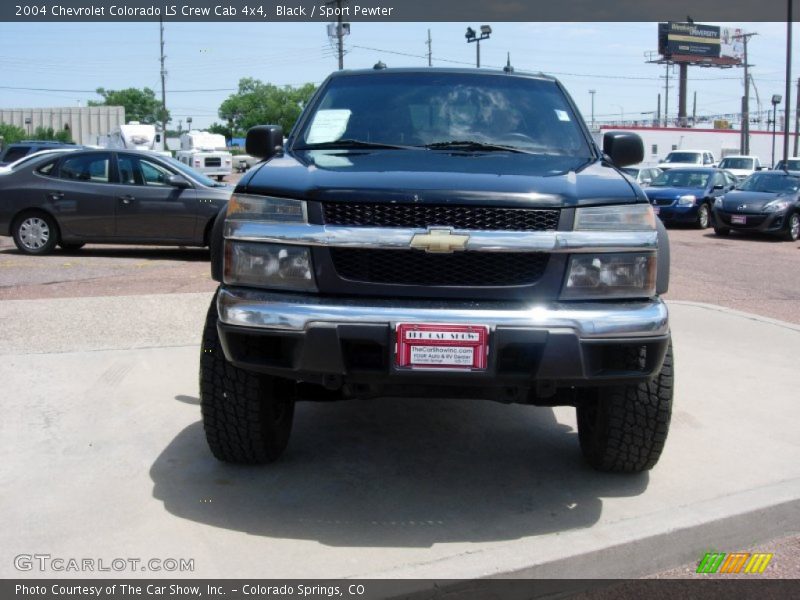 Black / Sport Pewter 2004 Chevrolet Colorado LS Crew Cab 4x4