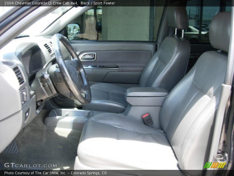 Black / Sport Pewter 2004 Chevrolet Colorado LS Crew Cab 4x4