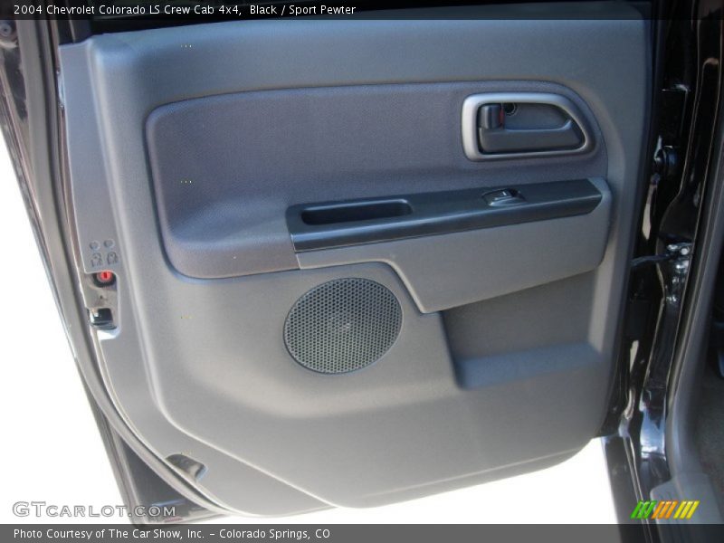 Black / Sport Pewter 2004 Chevrolet Colorado LS Crew Cab 4x4