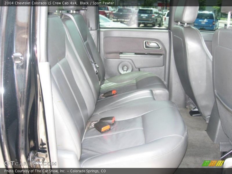 Black / Sport Pewter 2004 Chevrolet Colorado LS Crew Cab 4x4