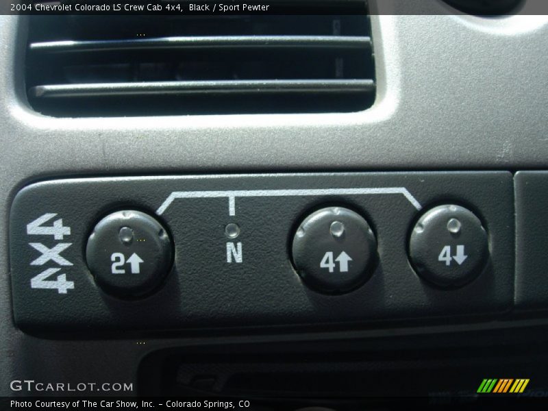 Black / Sport Pewter 2004 Chevrolet Colorado LS Crew Cab 4x4