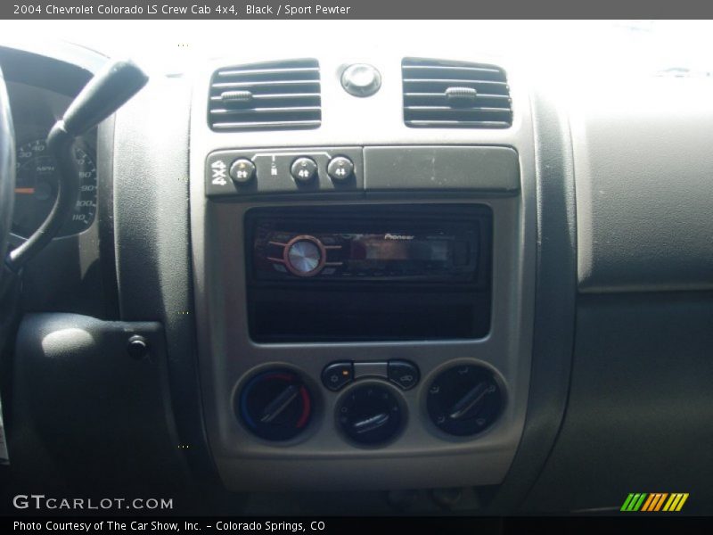 Black / Sport Pewter 2004 Chevrolet Colorado LS Crew Cab 4x4