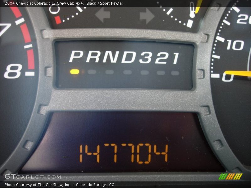 Black / Sport Pewter 2004 Chevrolet Colorado LS Crew Cab 4x4