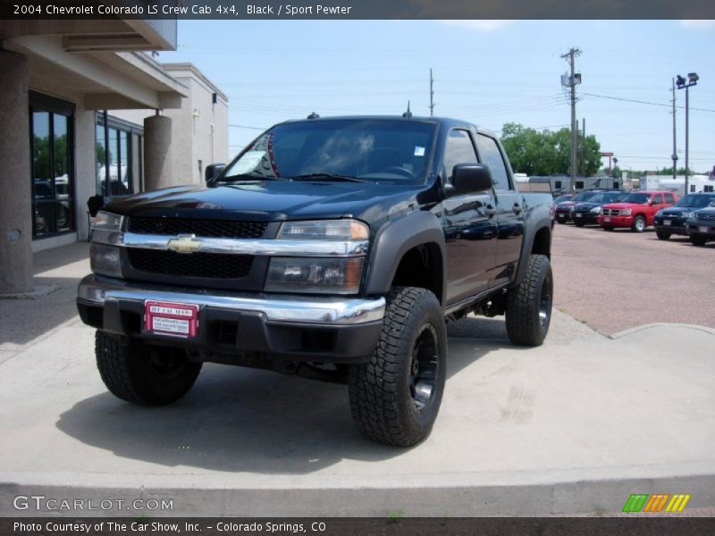 Black / Sport Pewter 2004 Chevrolet Colorado LS Crew Cab 4x4