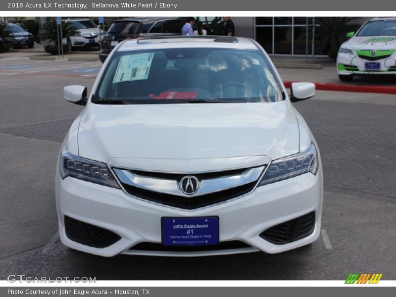 Bellanova White Pearl / Ebony 2016 Acura ILX Technology