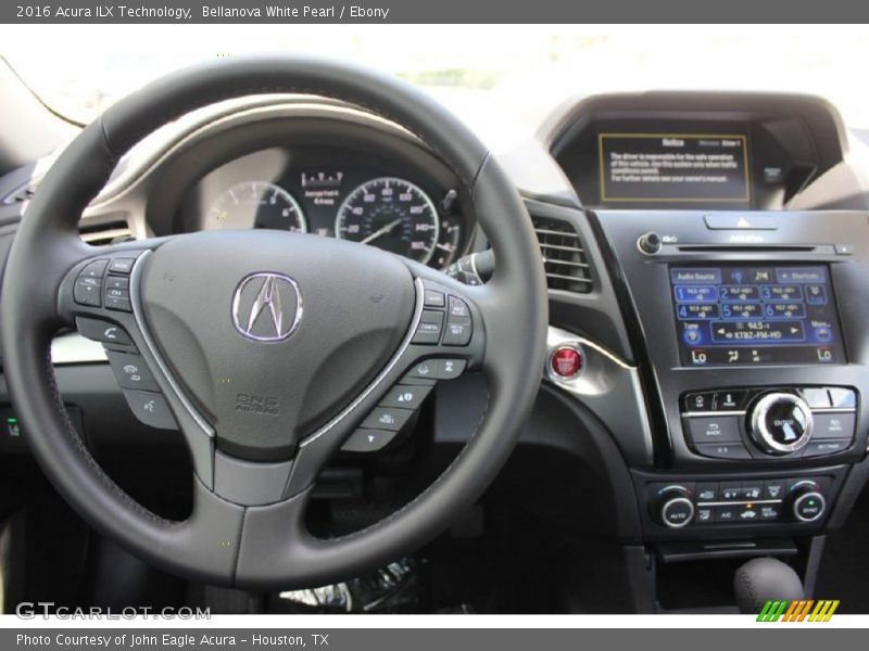 Bellanova White Pearl / Ebony 2016 Acura ILX Technology