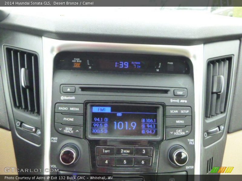 Desert Bronze / Camel 2014 Hyundai Sonata GLS