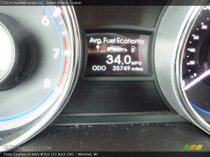 Desert Bronze / Camel 2014 Hyundai Sonata GLS
