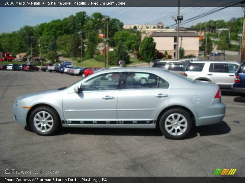 Satellite Silver Metallic / Medium Light Stone 2006 Mercury Milan I4