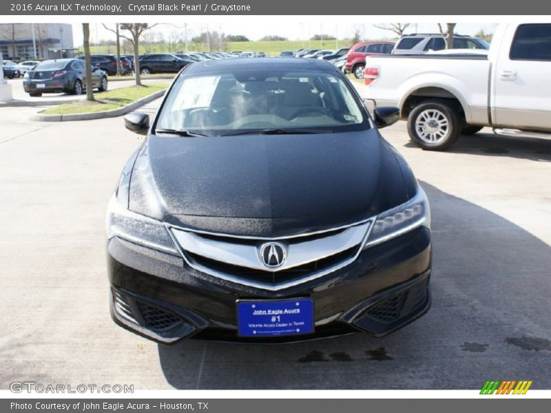 Crystal Black Pearl / Graystone 2016 Acura ILX Technology