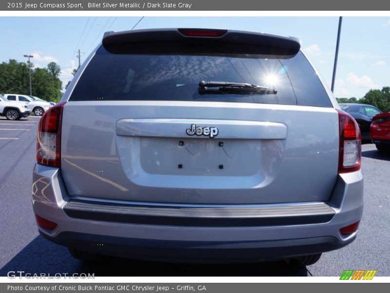 Billet Silver Metallic / Dark Slate Gray 2015 Jeep Compass Sport