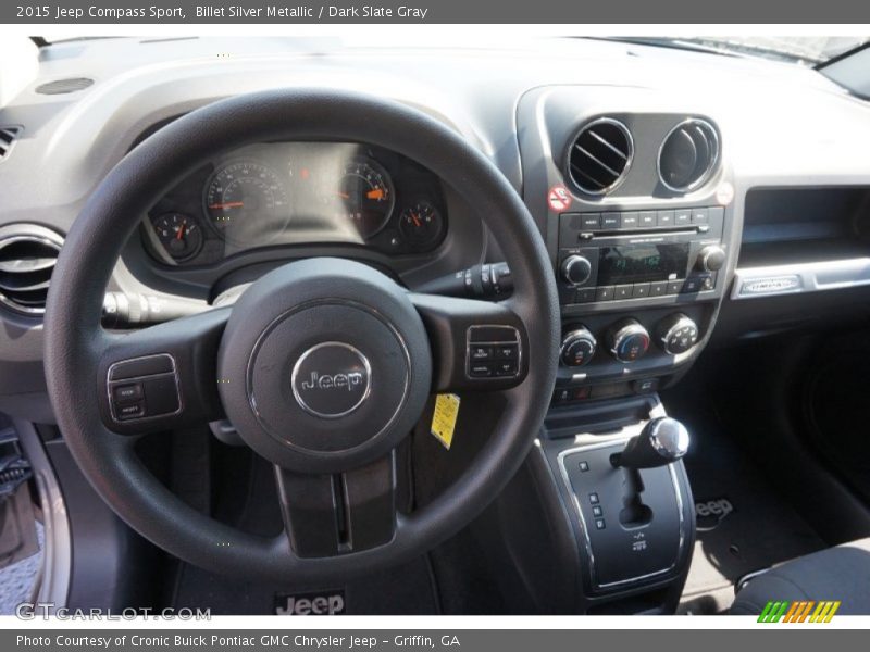 Billet Silver Metallic / Dark Slate Gray 2015 Jeep Compass Sport