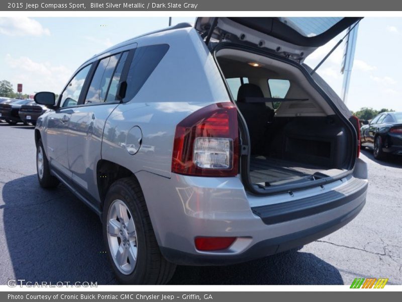 Billet Silver Metallic / Dark Slate Gray 2015 Jeep Compass Sport