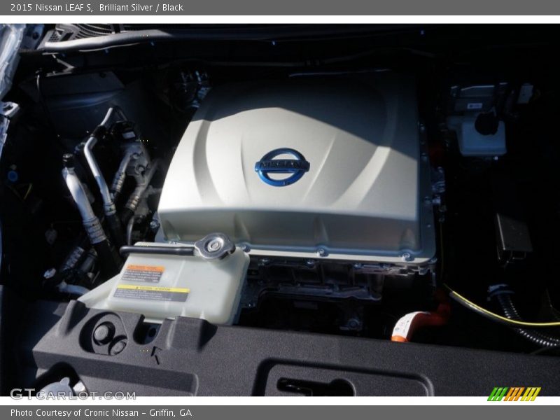 Brilliant Silver / Black 2015 Nissan LEAF S