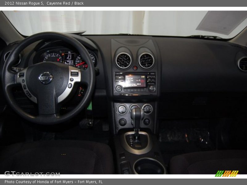 Cayenne Red / Black 2012 Nissan Rogue S