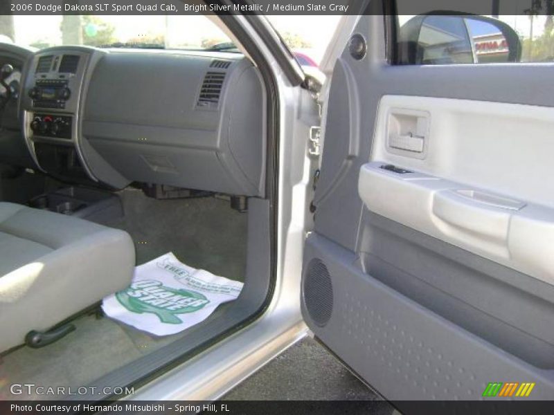 Bright Silver Metallic / Medium Slate Gray 2006 Dodge Dakota SLT Sport Quad Cab