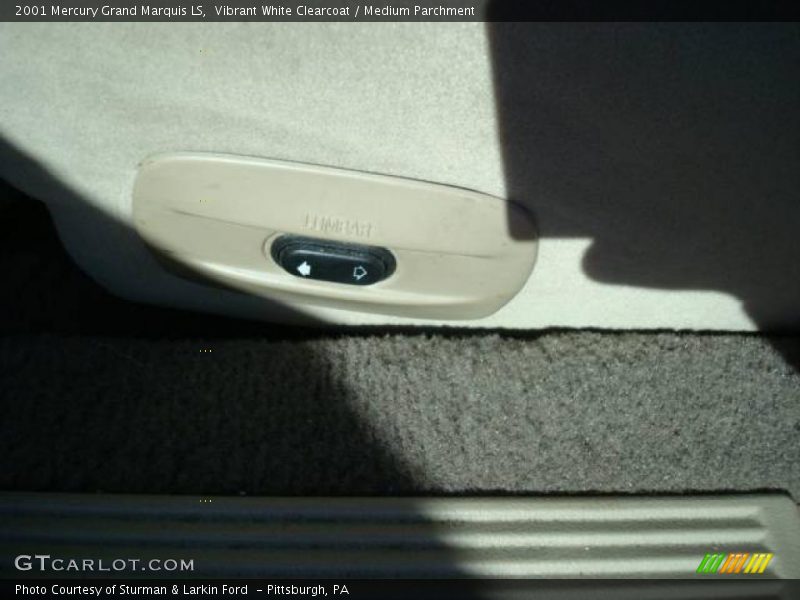 Vibrant White Clearcoat / Medium Parchment 2001 Mercury Grand Marquis LS