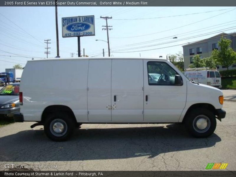 Oxford White / Medium Flint 2005 Ford E Series Van E350 Super Duty Commercial