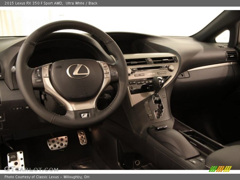 Dashboard of 2015 RX 350 F Sport AWD