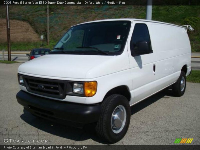 Oxford White / Medium Flint 2005 Ford E Series Van E350 Super Duty Commercial