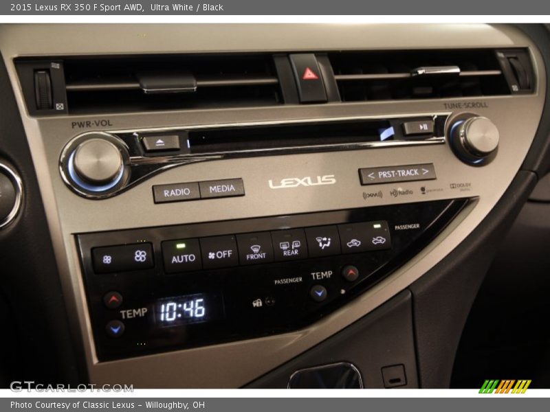 Audio System of 2015 RX 350 F Sport AWD
