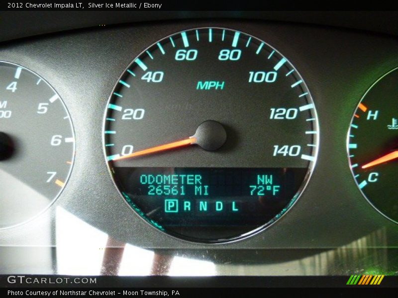 Silver Ice Metallic / Ebony 2012 Chevrolet Impala LT