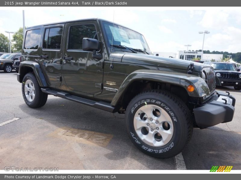 Tank / Black/Dark Saddle 2015 Jeep Wrangler Unlimited Sahara 4x4