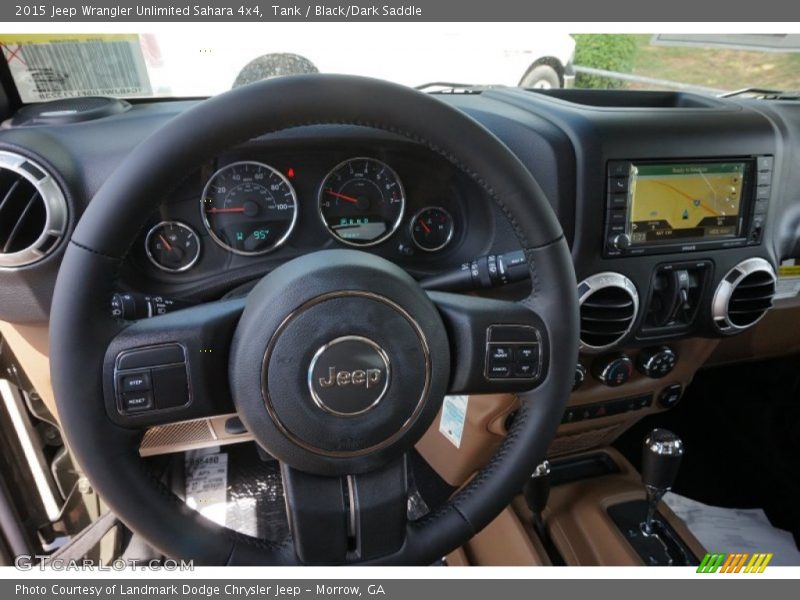 Tank / Black/Dark Saddle 2015 Jeep Wrangler Unlimited Sahara 4x4