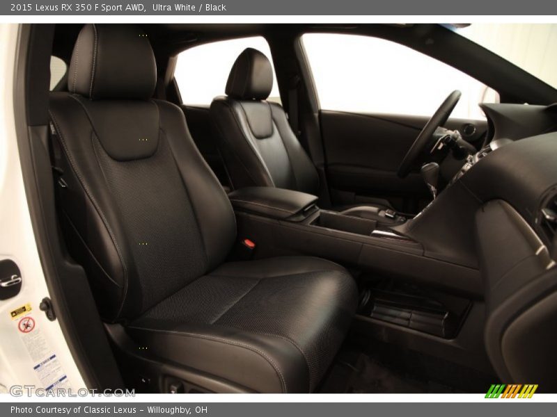 Front Seat of 2015 RX 350 F Sport AWD
