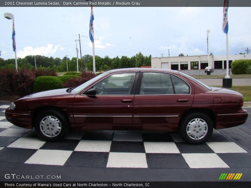 Dark Carmine Red Metallic / Medium Gray 2001 Chevrolet Lumina Sedan