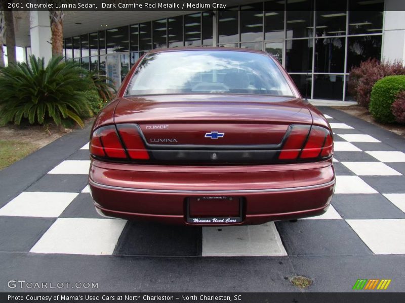 Dark Carmine Red Metallic / Medium Gray 2001 Chevrolet Lumina Sedan