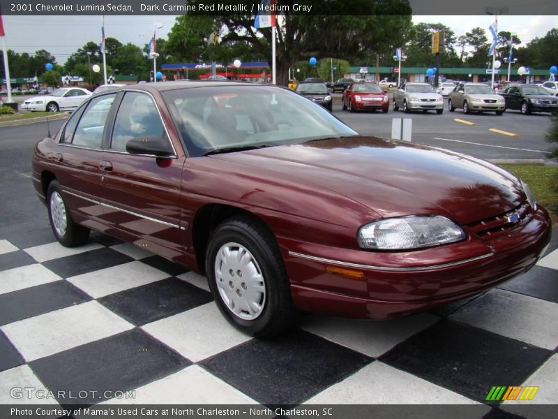 Dark Carmine Red Metallic / Medium Gray 2001 Chevrolet Lumina Sedan