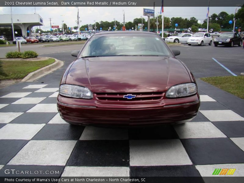 Dark Carmine Red Metallic / Medium Gray 2001 Chevrolet Lumina Sedan